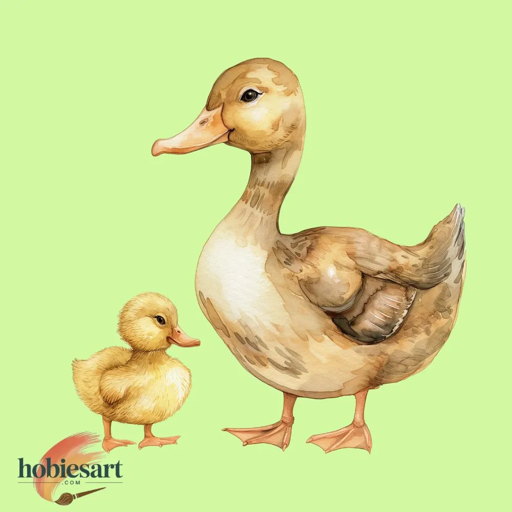 A Family Of Duck