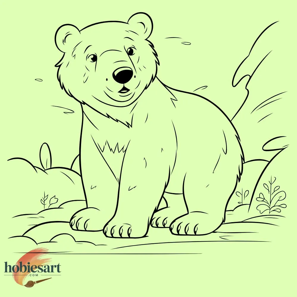 Bear In The Sand