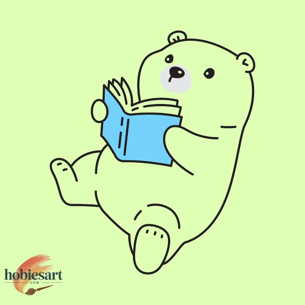 Bear Reading a Book
