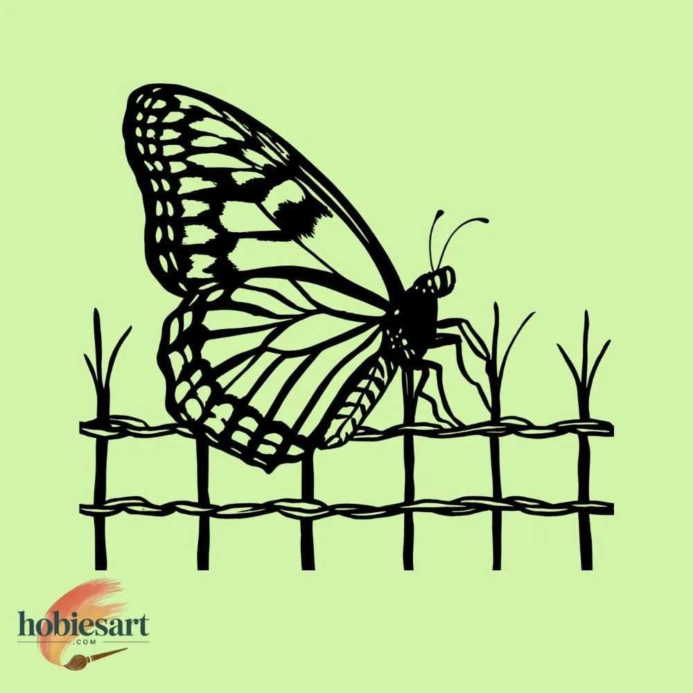Butterfly on a Fence
