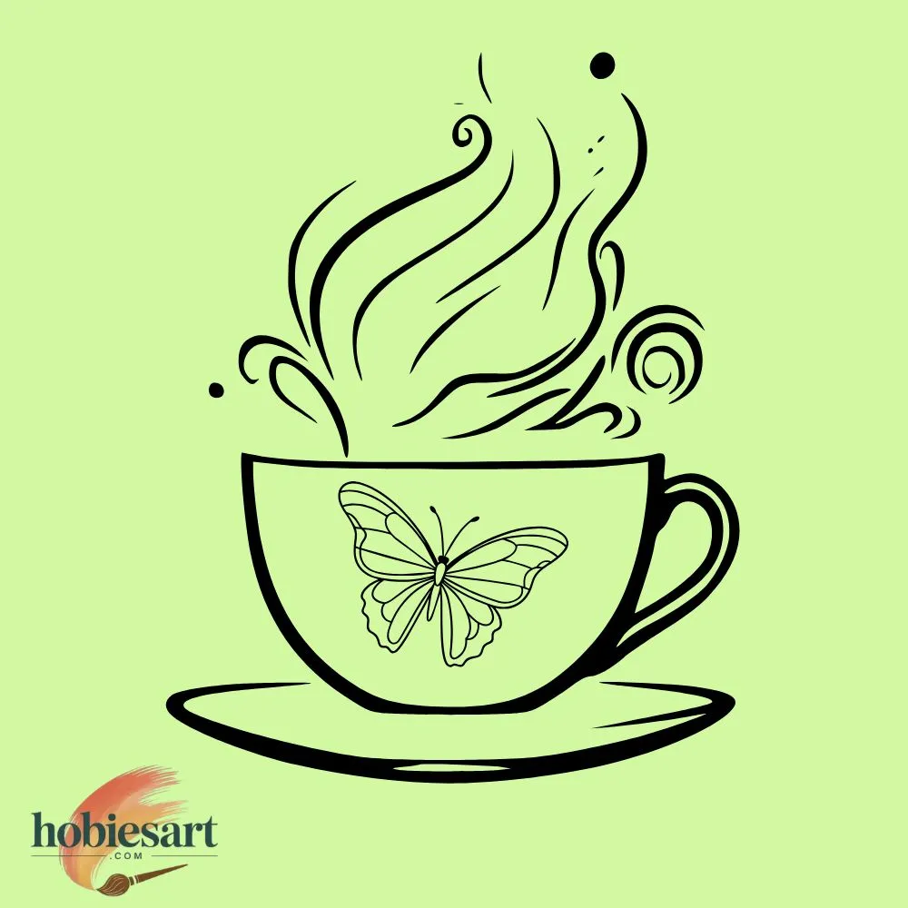 Butterfly with Teacup