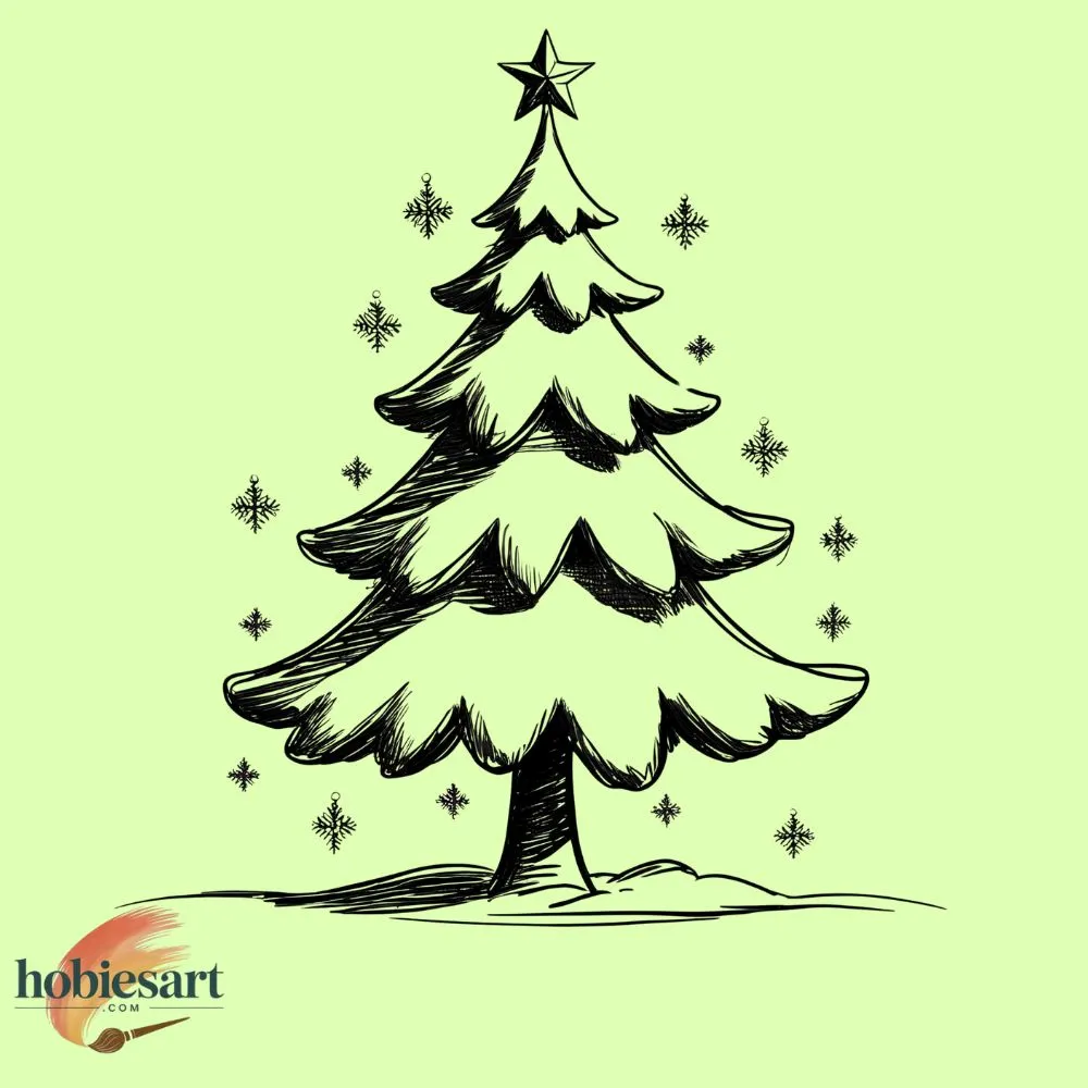 Cartoon Christmas Tree