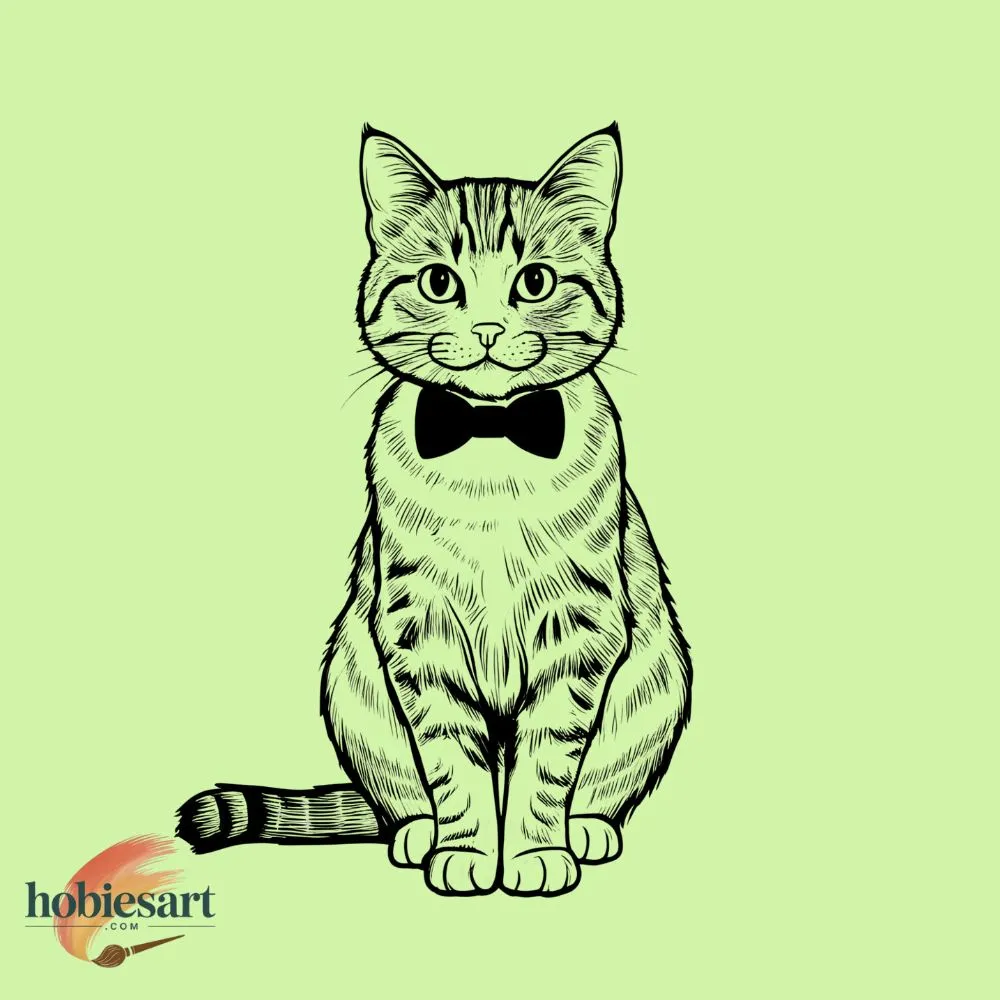 Cat with Bow Tie