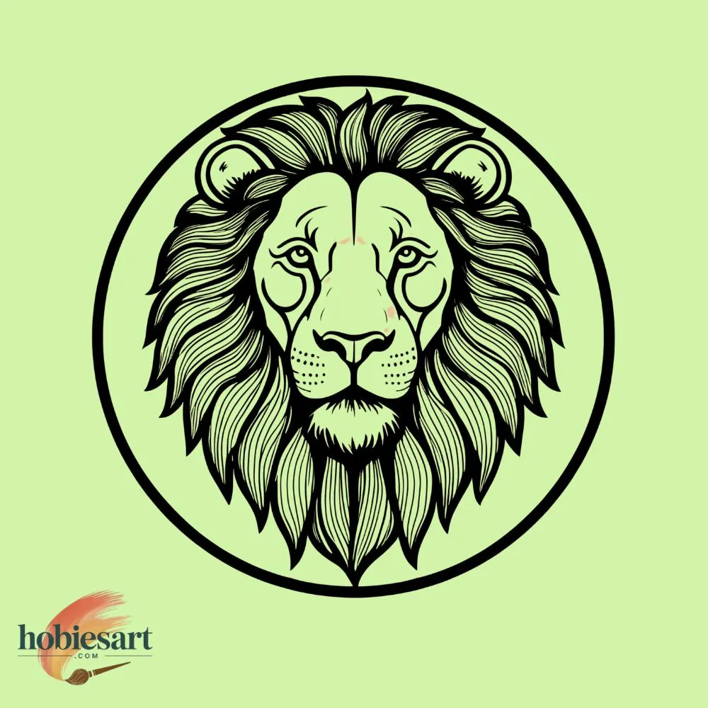 Circle Mane Lion 