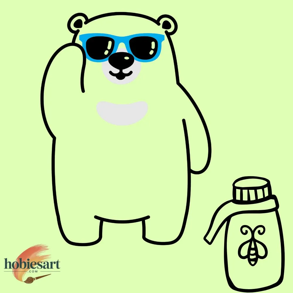Cool Bear with Sunglasses