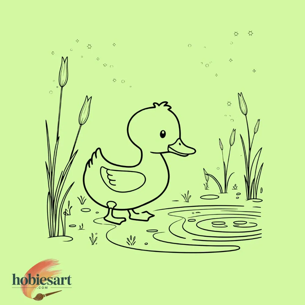 Cute Simple Duck