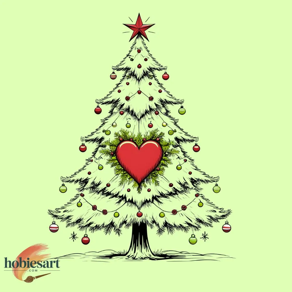 Decorated With A Heart