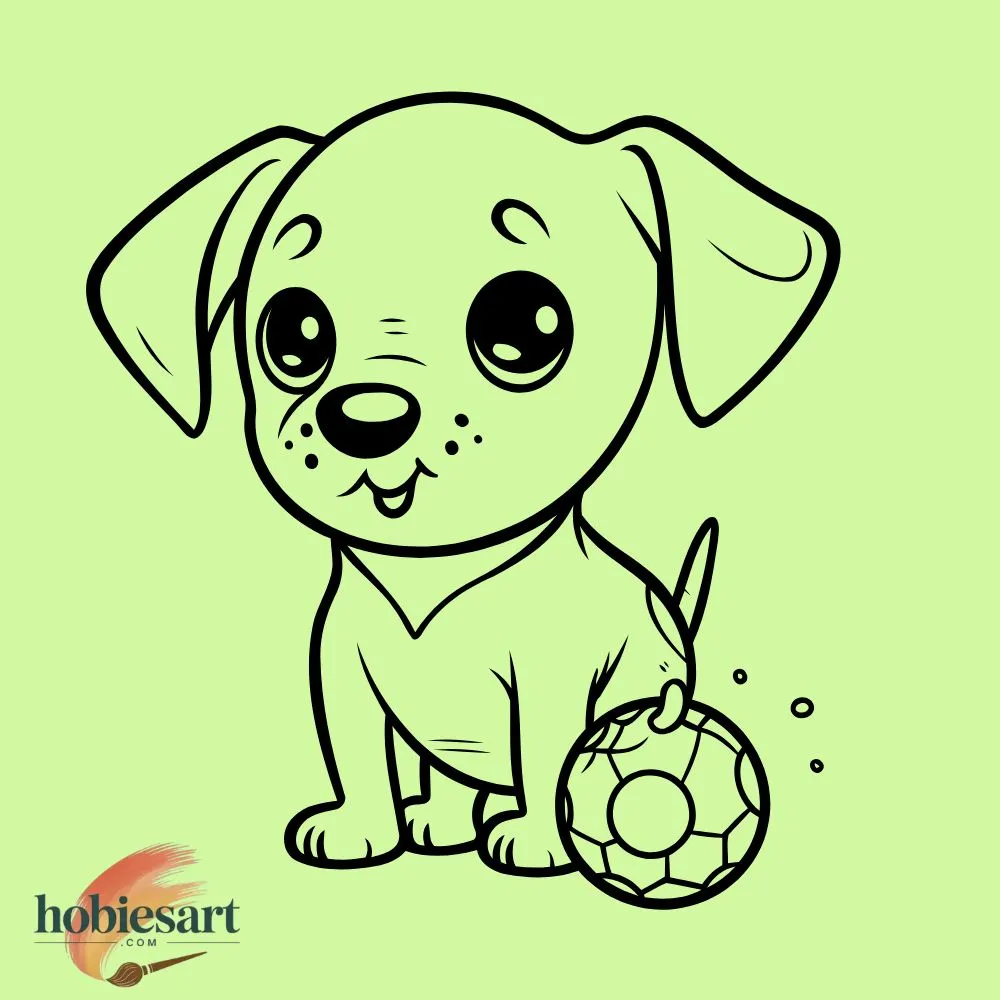 Dog with Ball