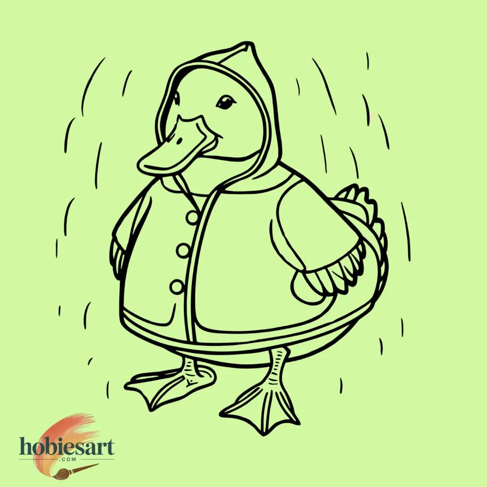 Duck in Raincoat