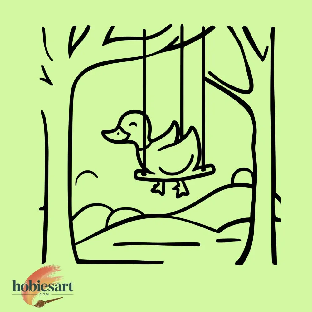 Duck on a Swing