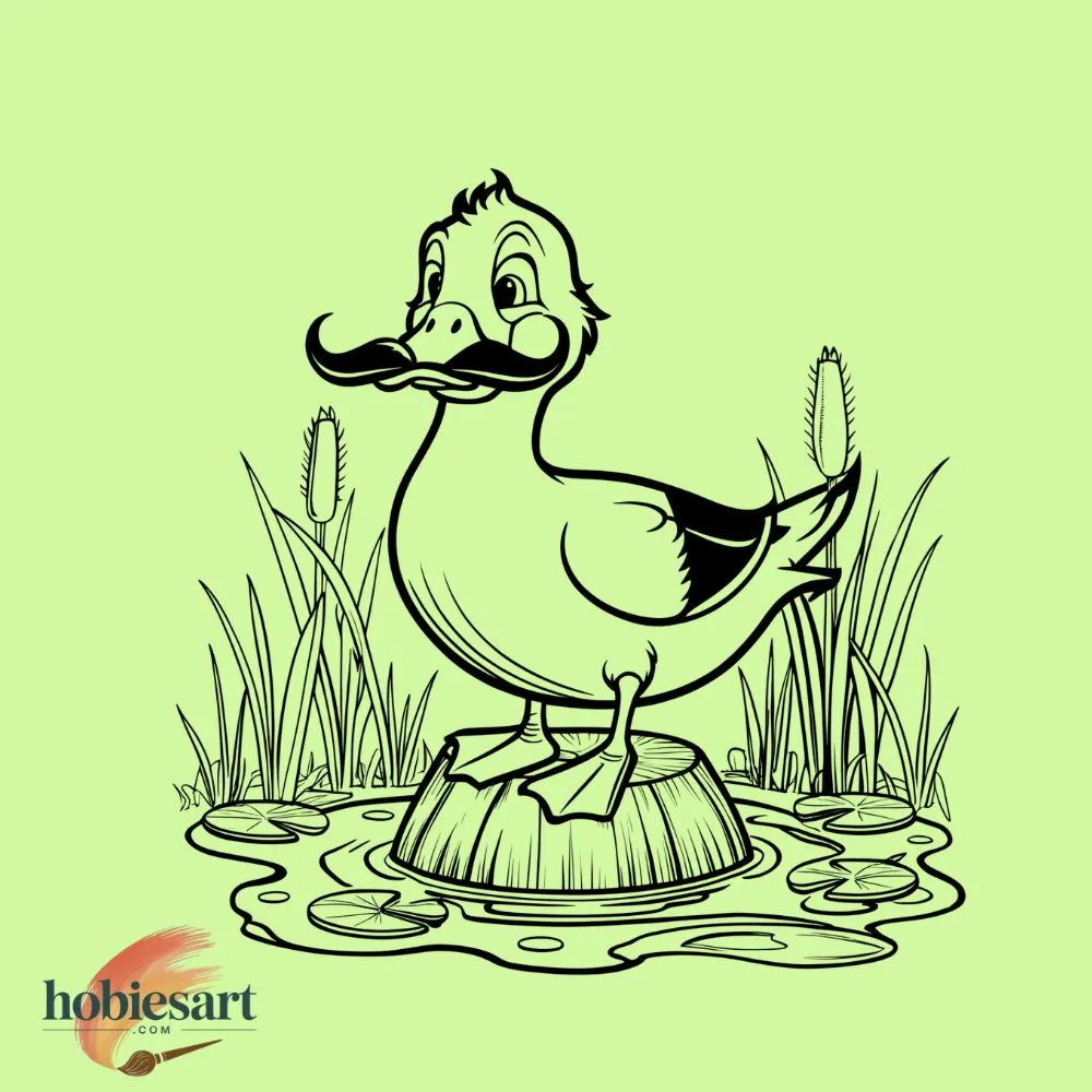 Duck with a Mustache