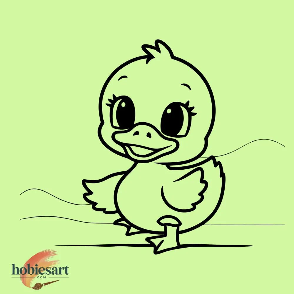 Duckling with Kawaii Eyes