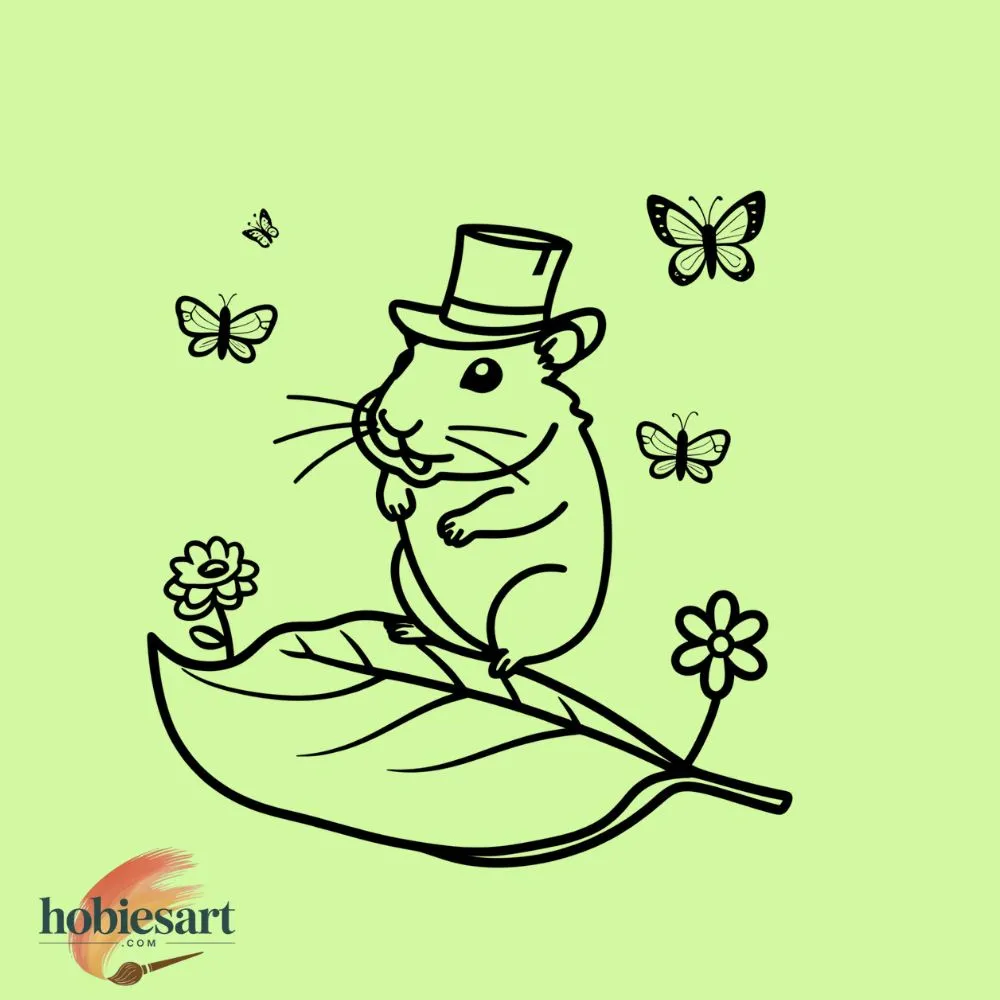 Hamster in a Tiny Hat