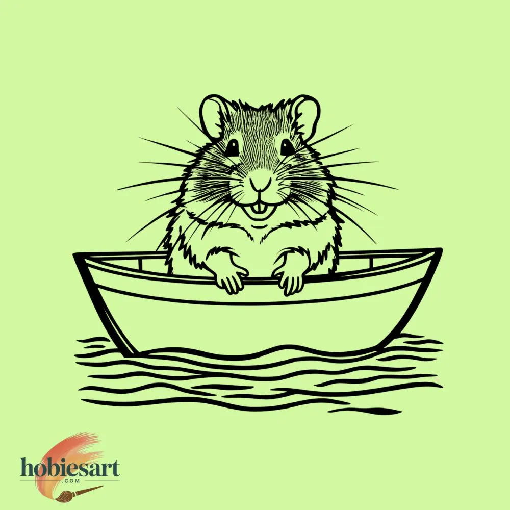 Hamster in Boat