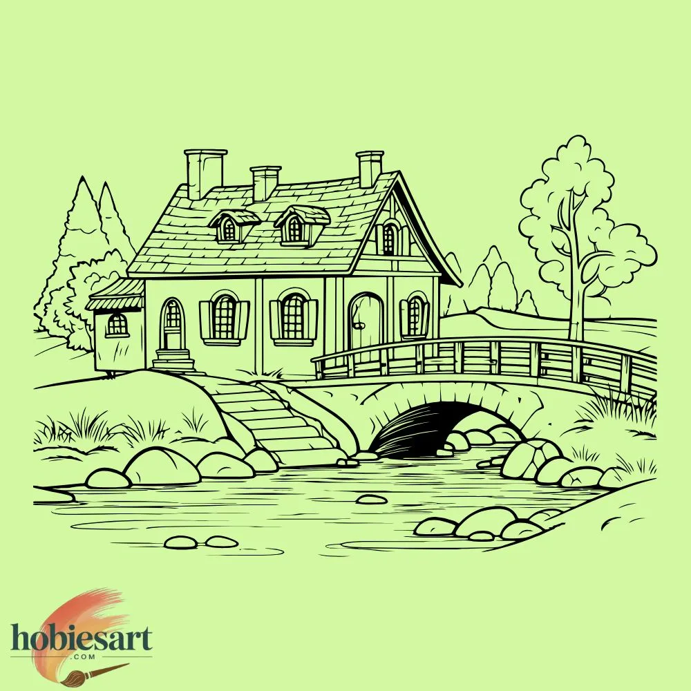 House With River