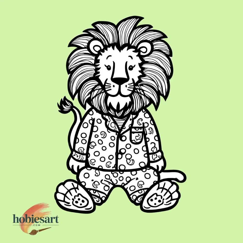 Lion in Pajamas