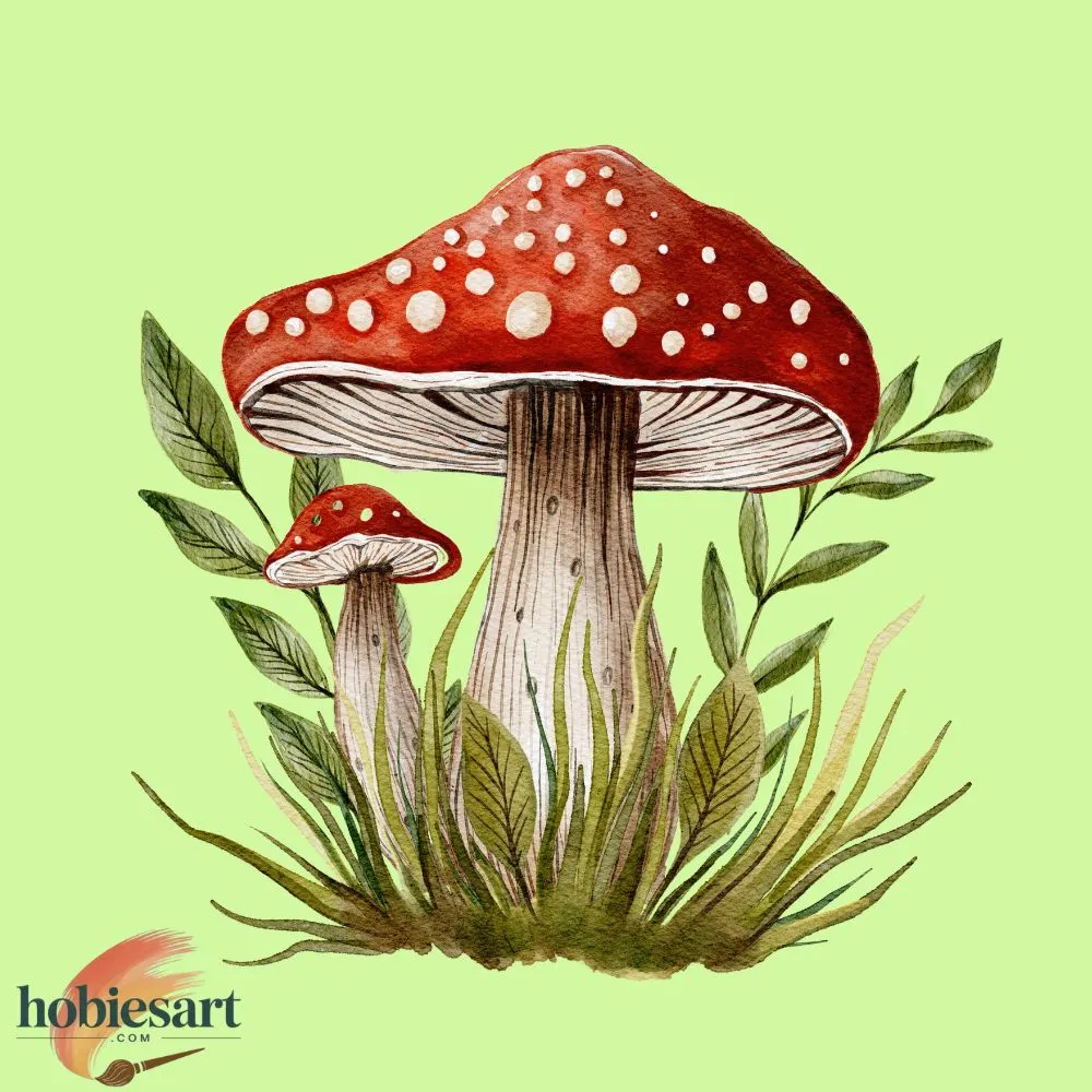 Mixed-Media Mushrooms