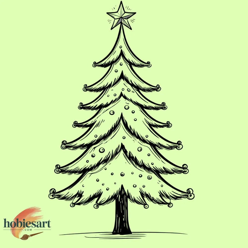 Oval Christmas Tree