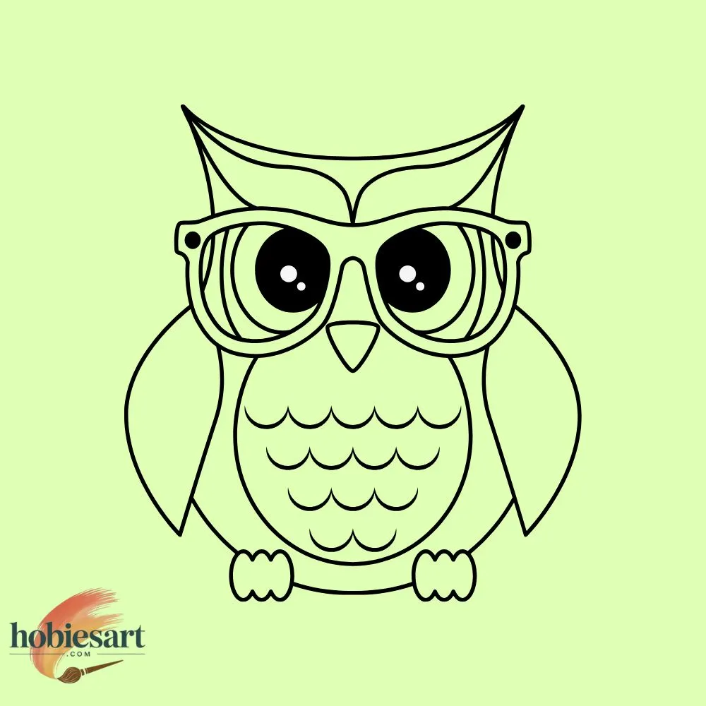 Owl with Glasses