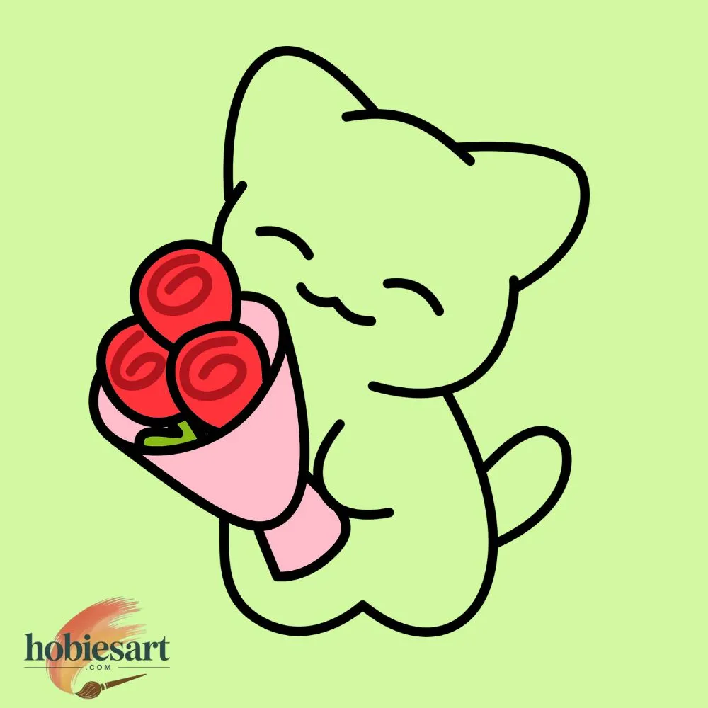 Rose with Cat