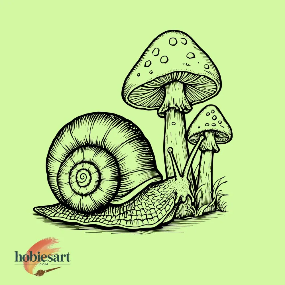 Snail and Mushroom