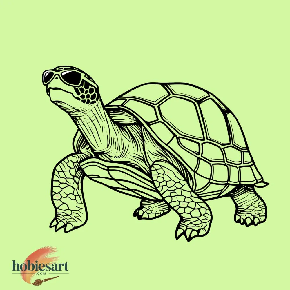 Turtle with Sunglasses