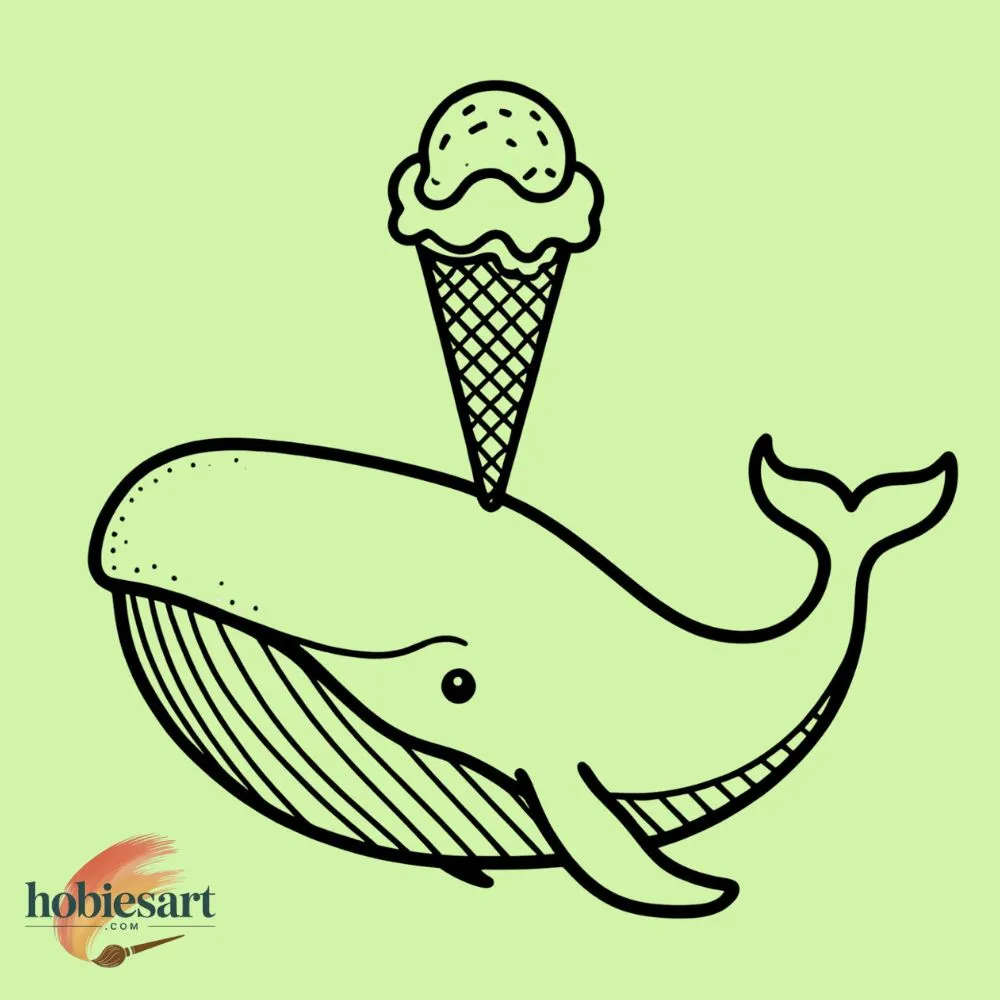 Whale with Ice Cream