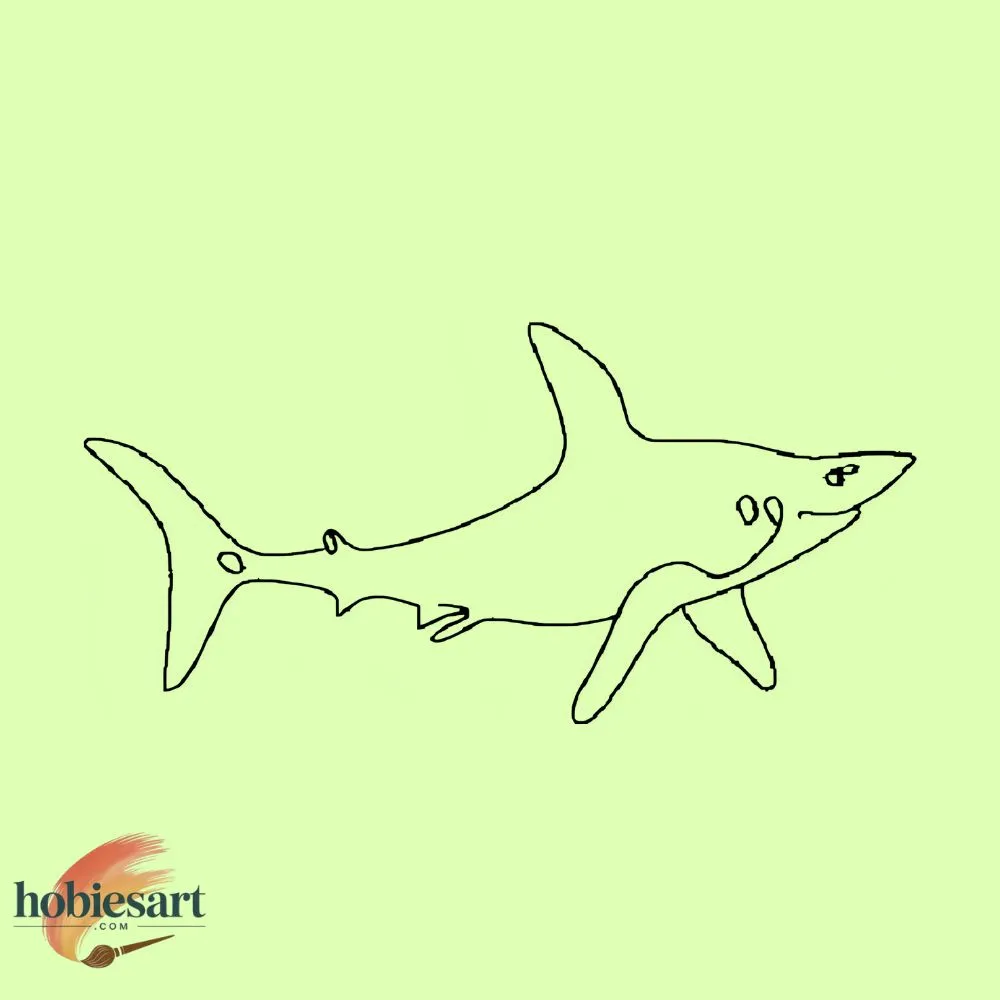 Draw a Hammerhead Shark