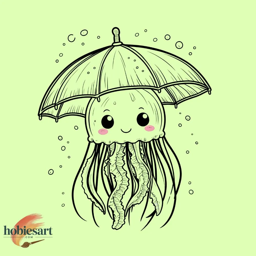 jellyfish with an umbrella