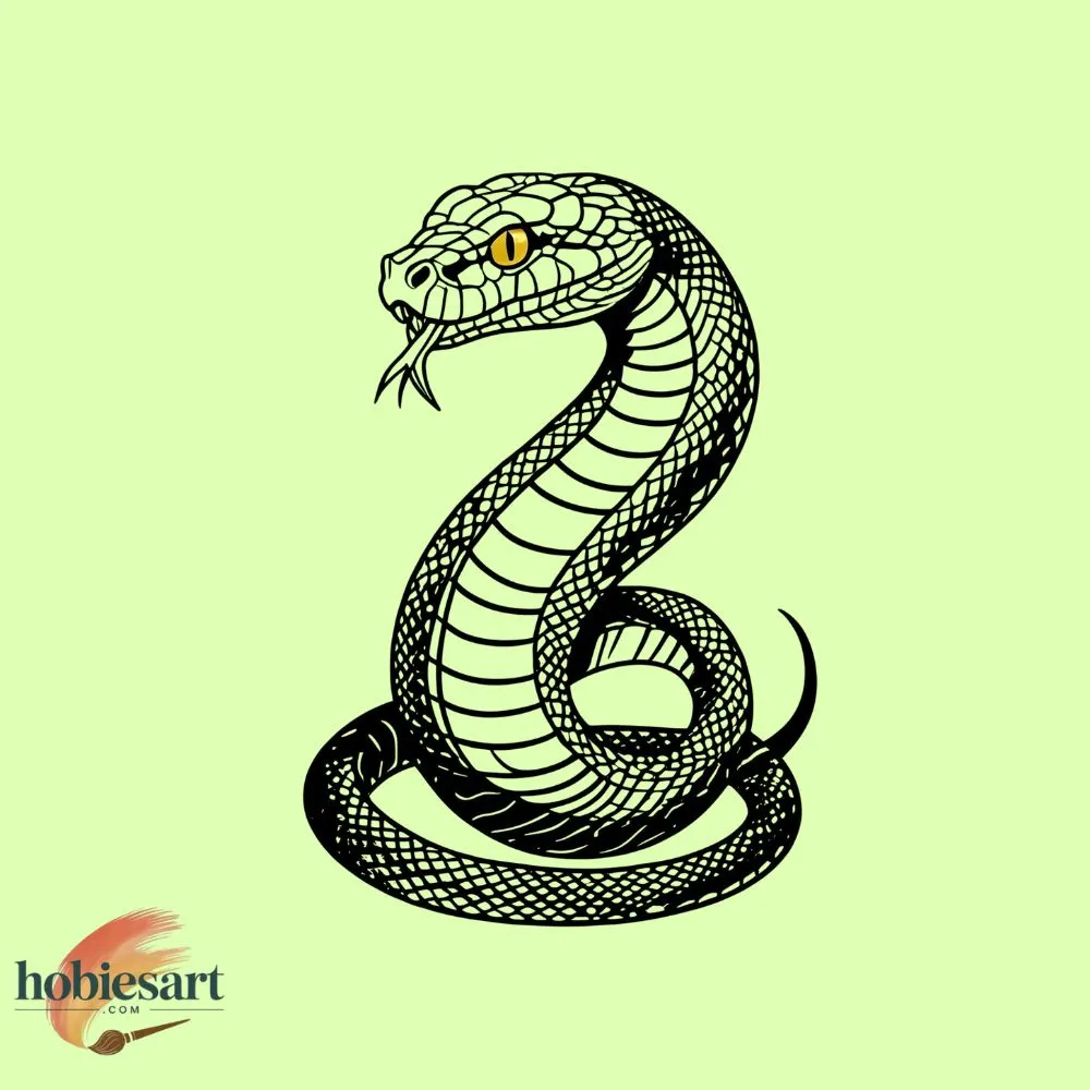 King Cobra Standing Tall