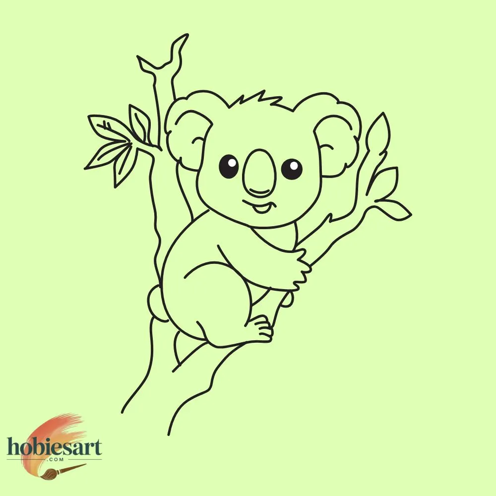 koala sitting on a tree
