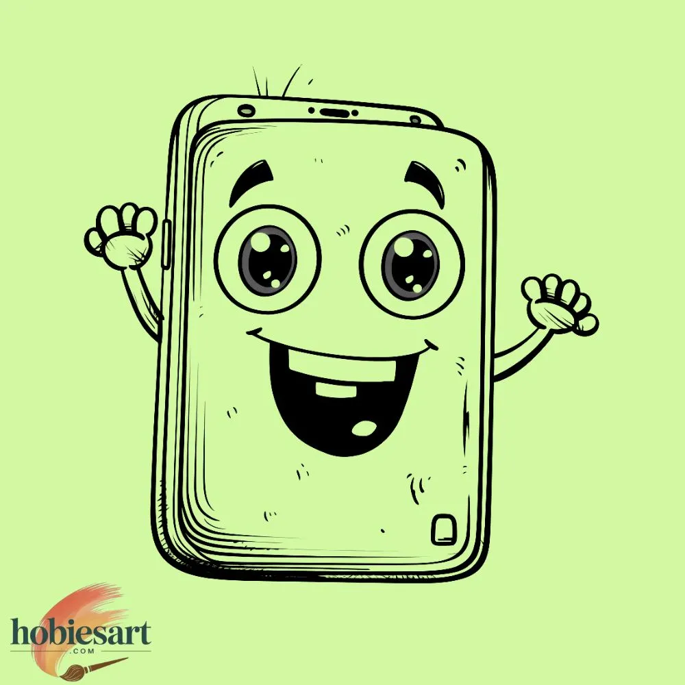 Cartoon Phone Coloring