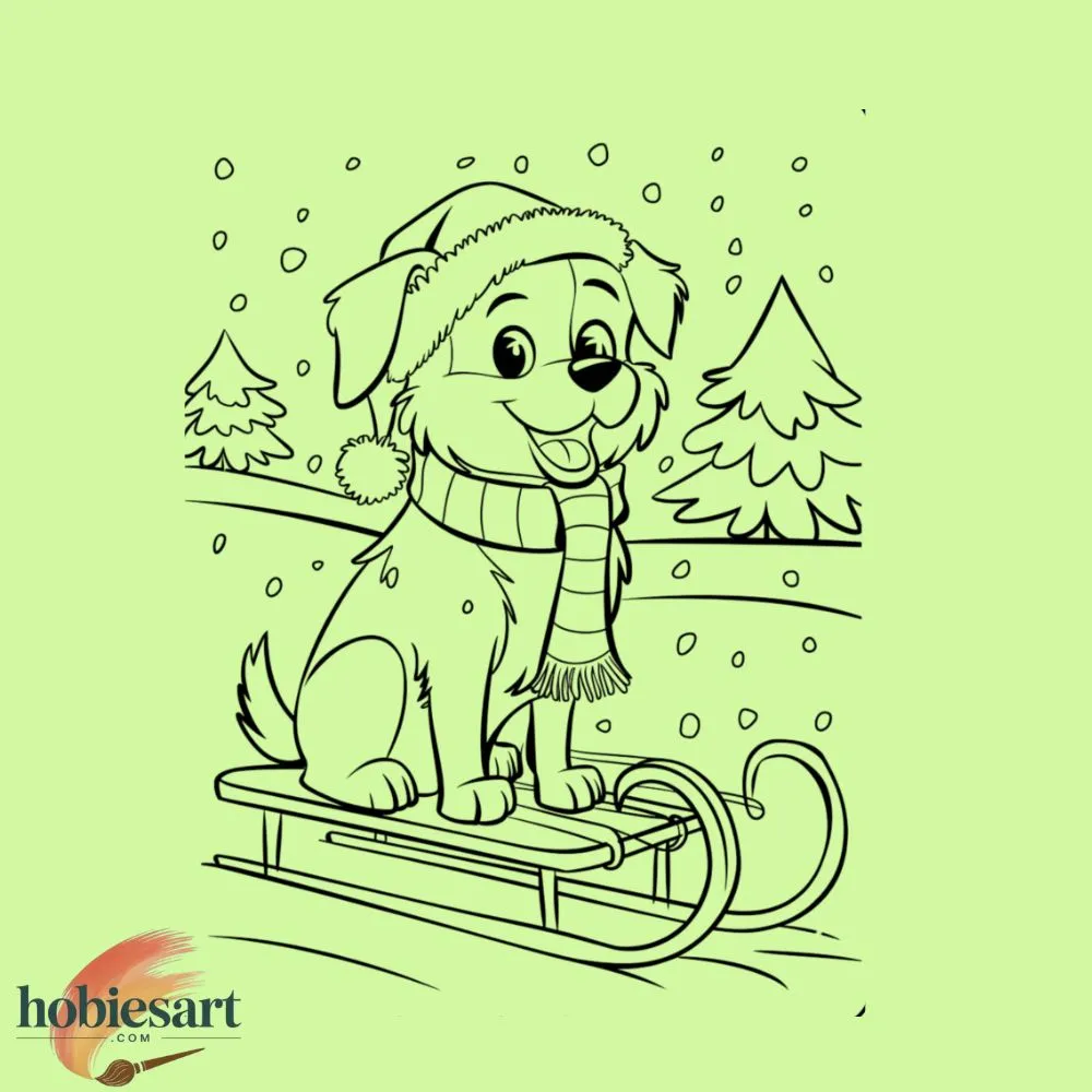 Cute winter animals  
