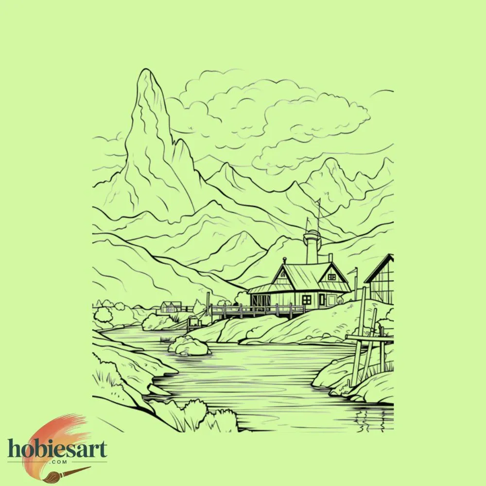 Easy Landscape Coloring