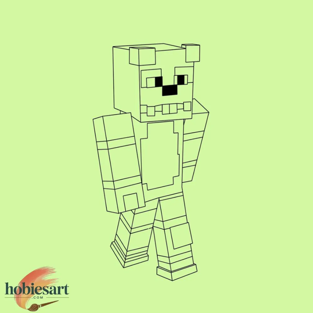 Easy Minecraft coloring 