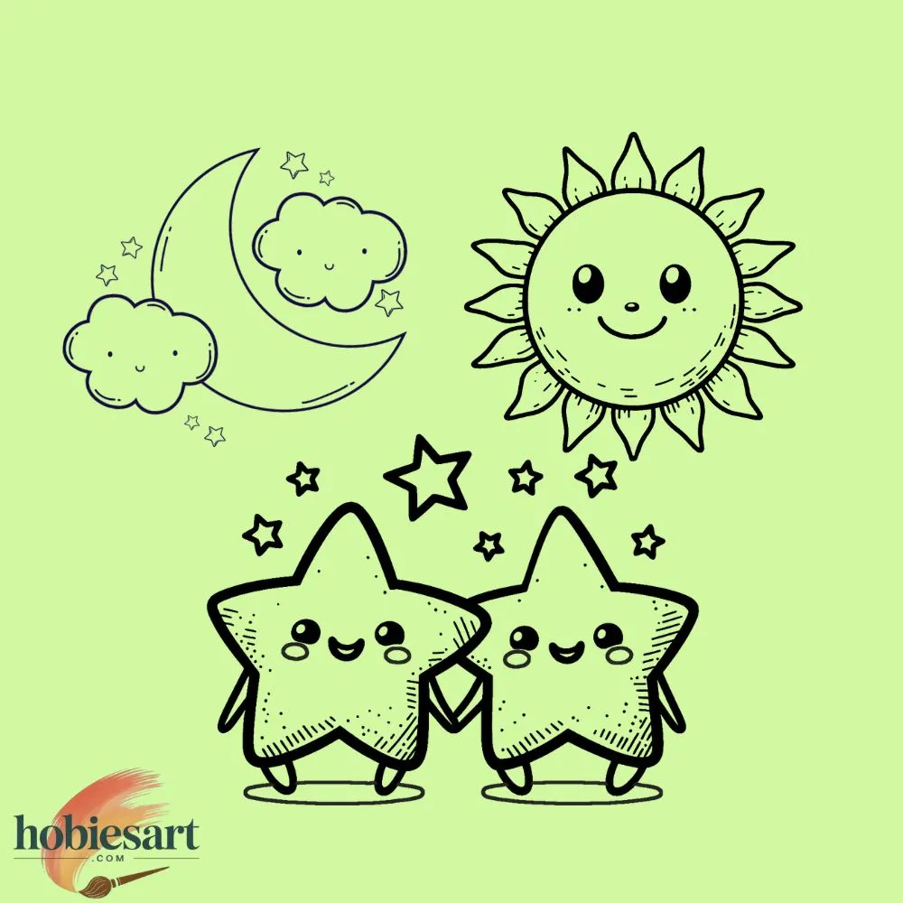 Sun Family Coloring Pages