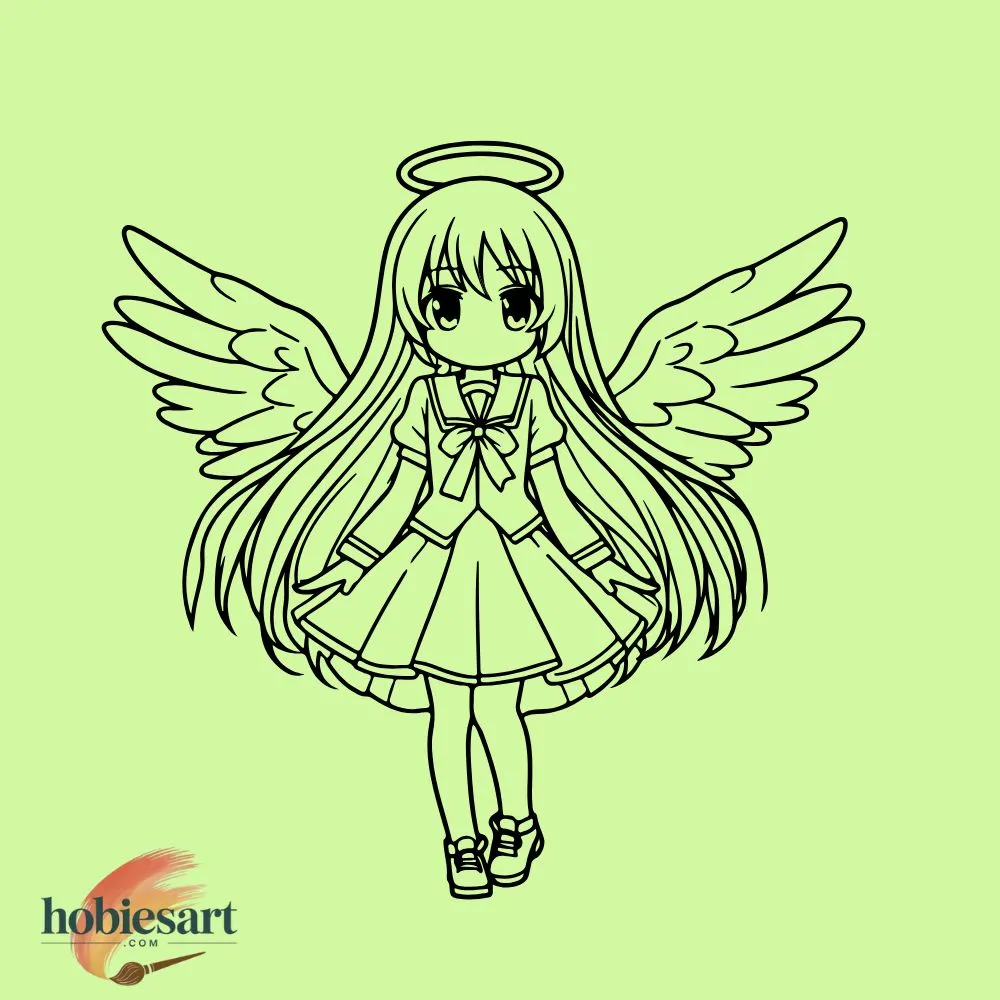 Anime Girl With Wings