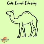 Cute Camel Coloring
