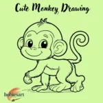 Cute Monkey Drawing