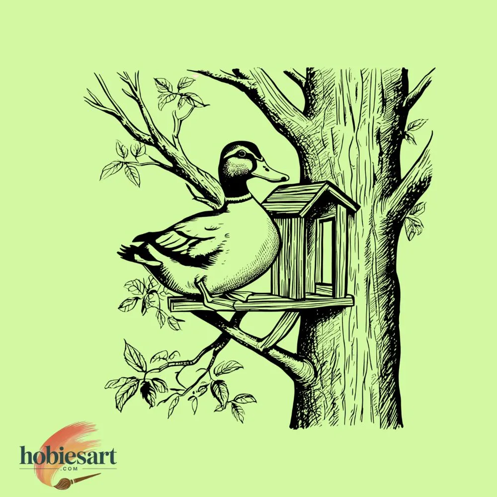 Duck in a Treehouse