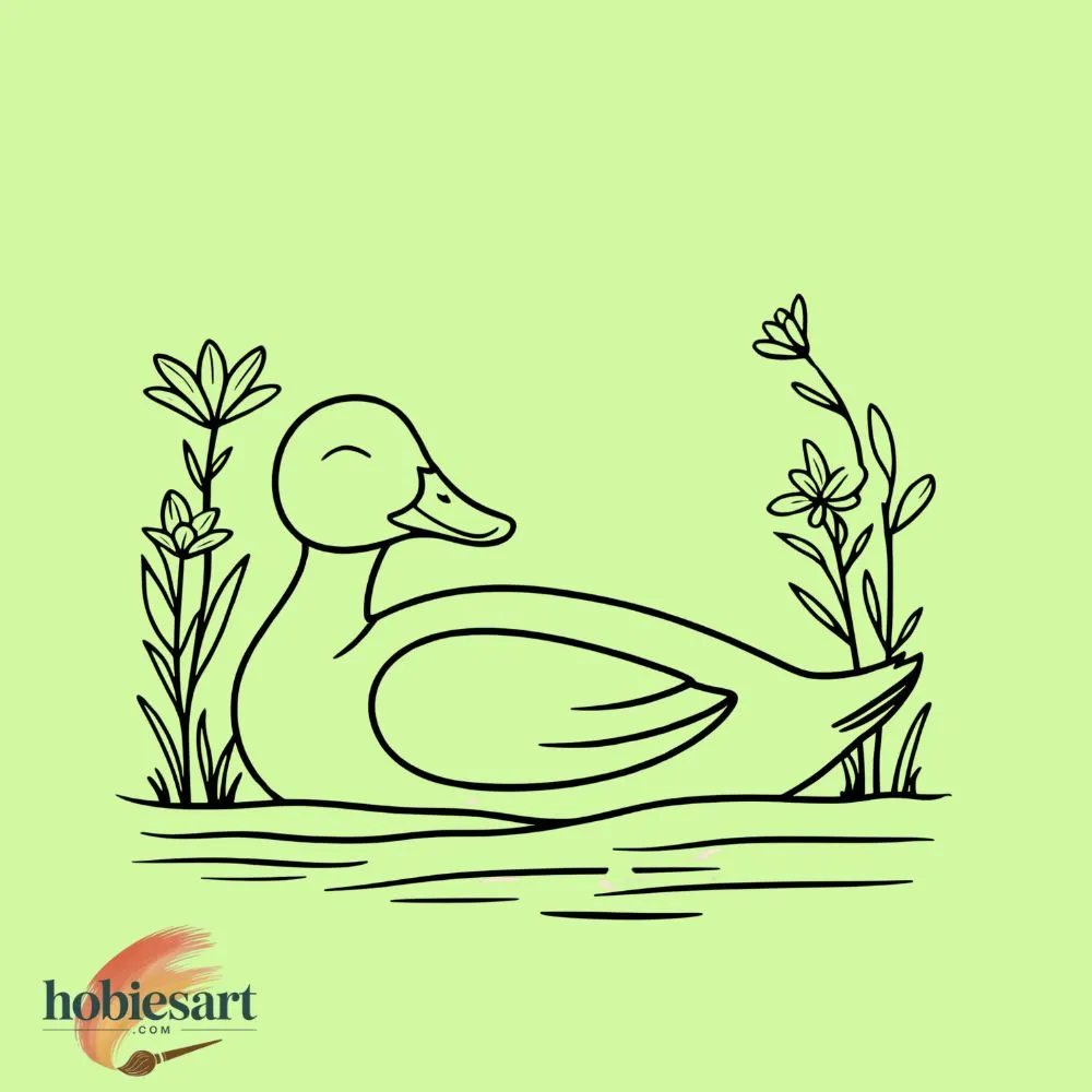 Duck Laying Down
