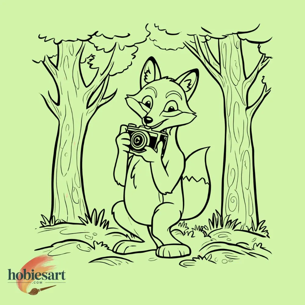 Fox with Camera
