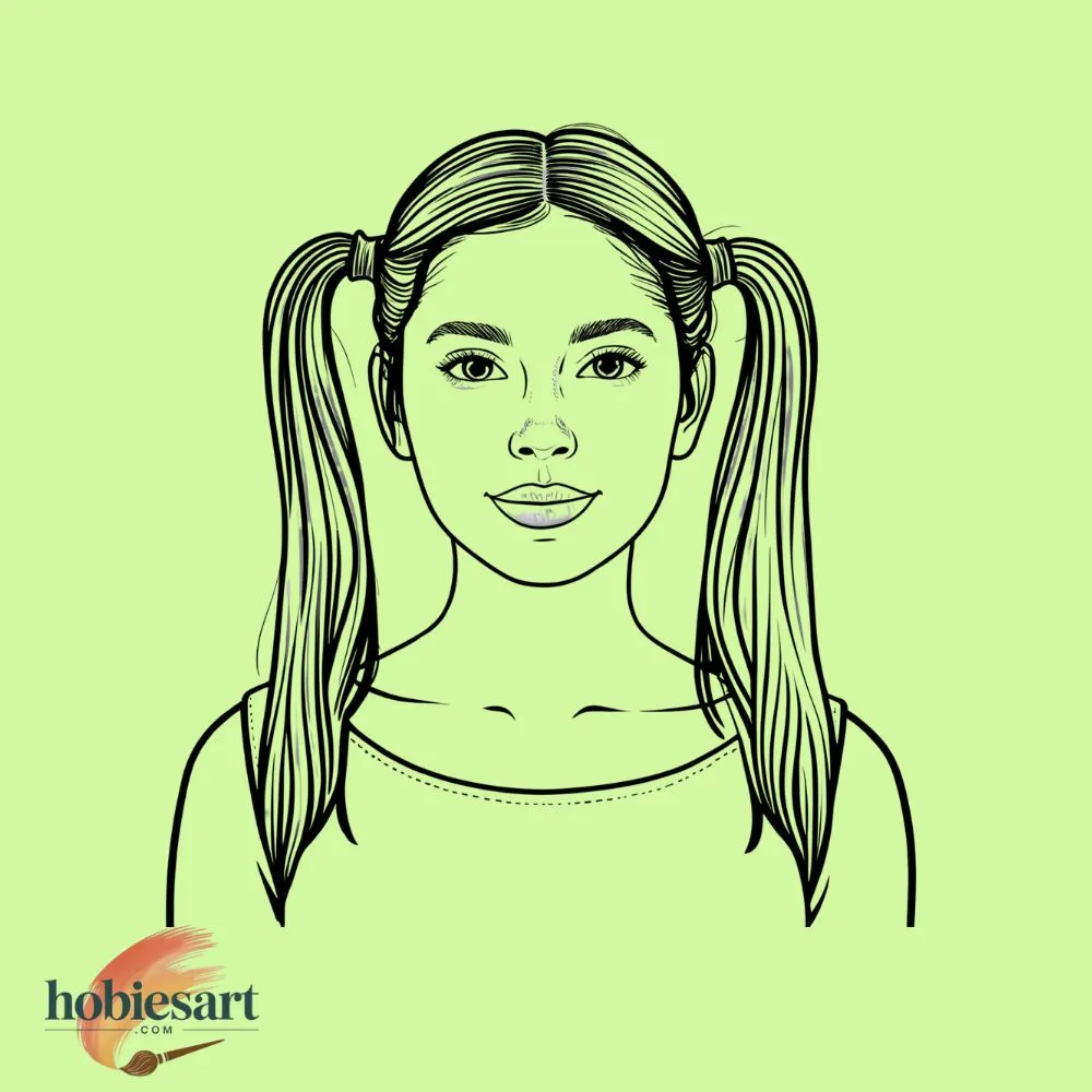 Girl with Pigtails
