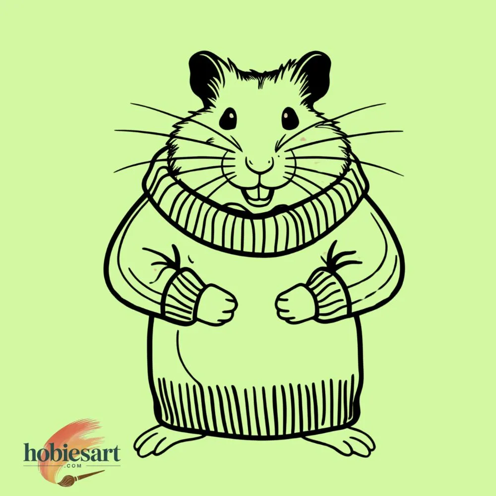 Hamster in Sweater