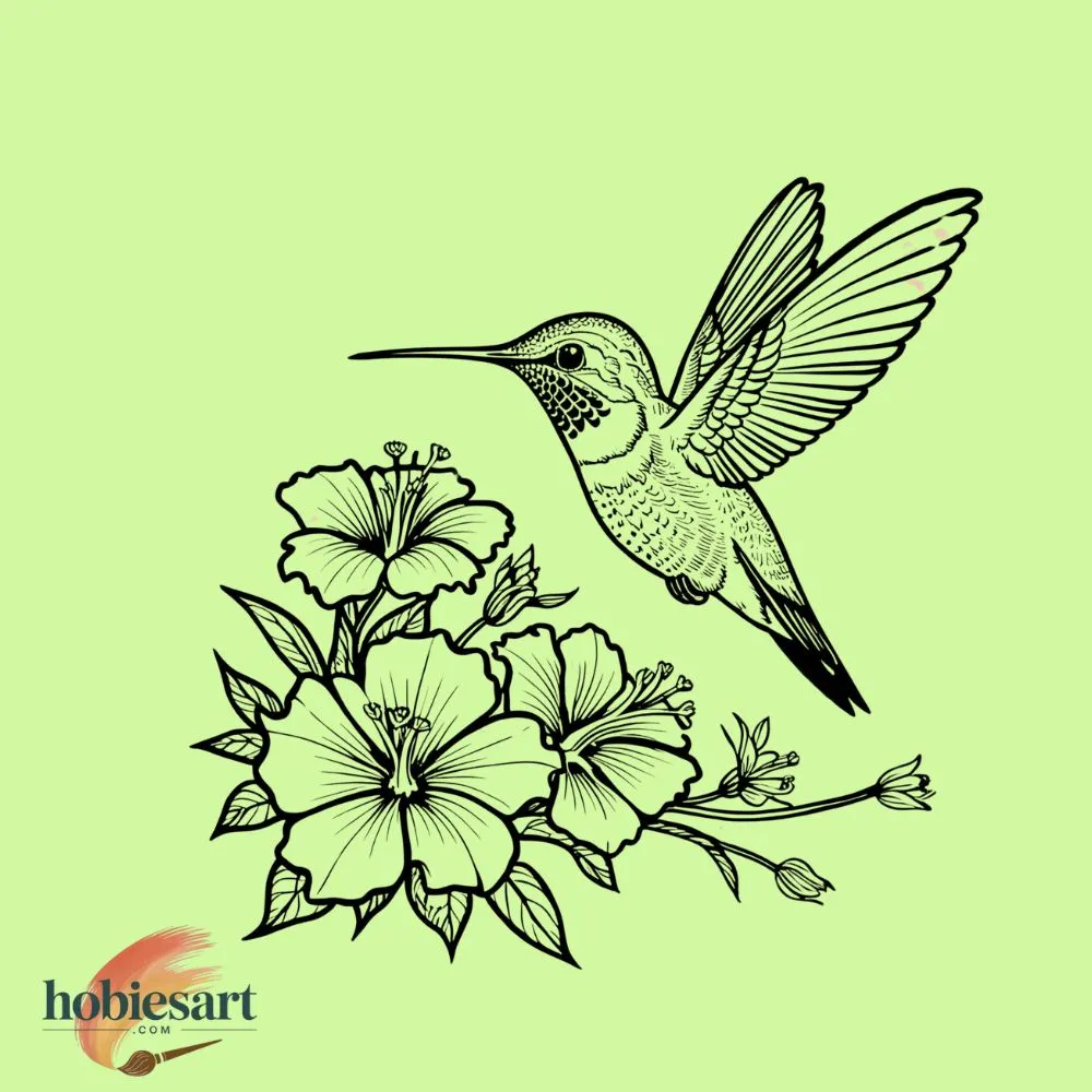 Hummingbird in Flight