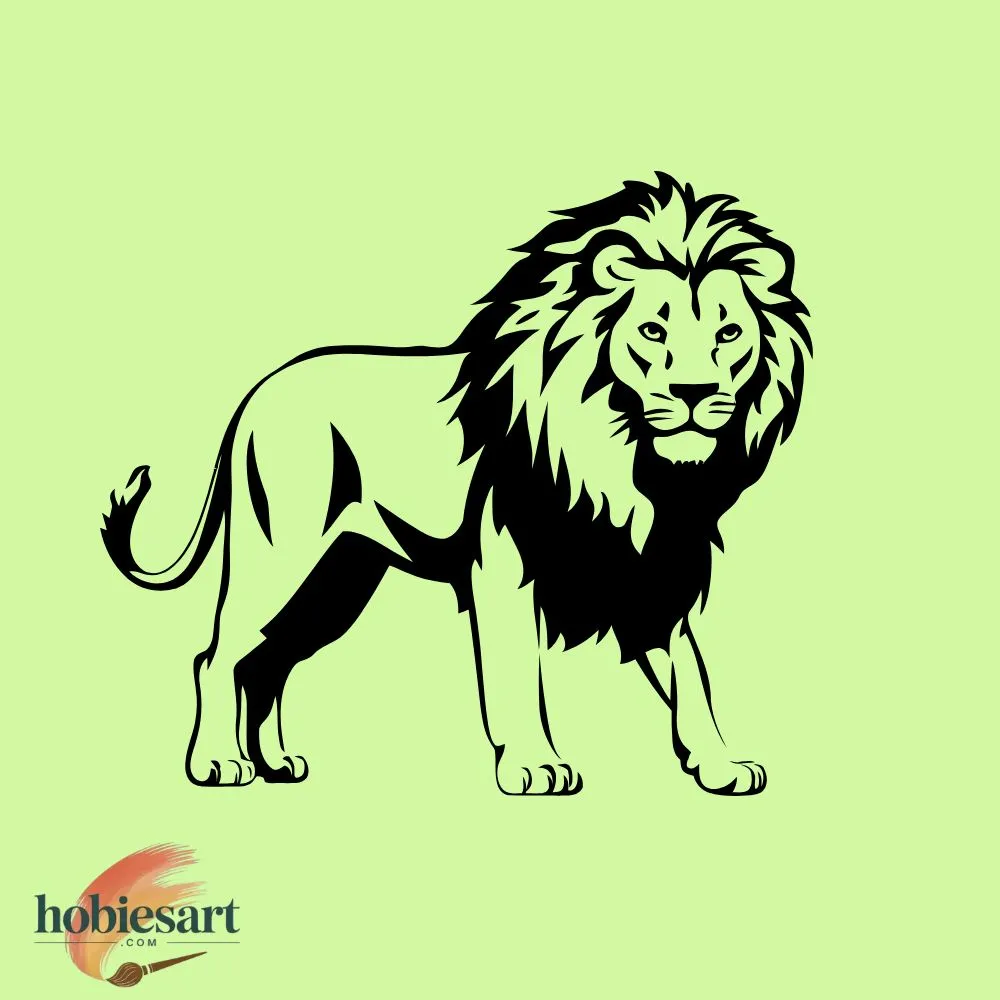 Lion Sketch Drawing