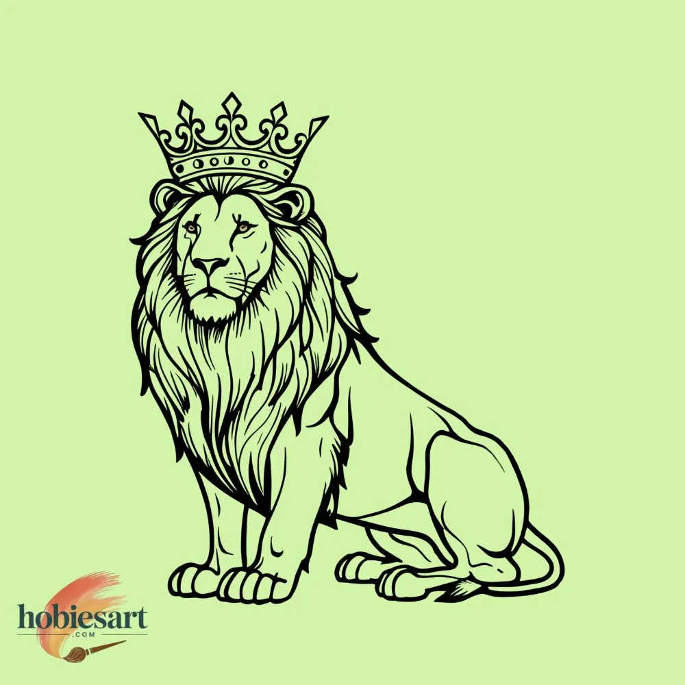 Lion with a Crown