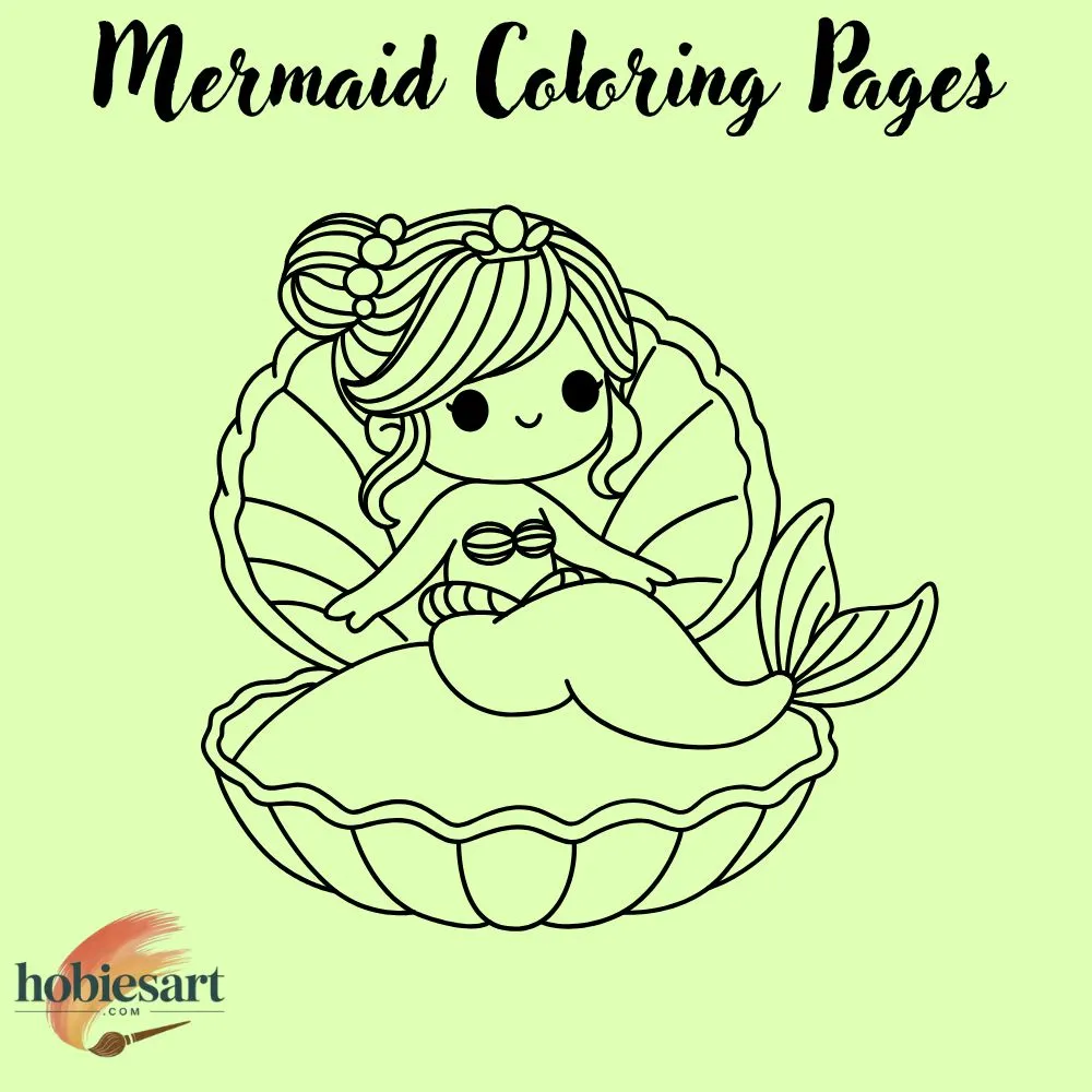 Mermaid Coloring Pages
