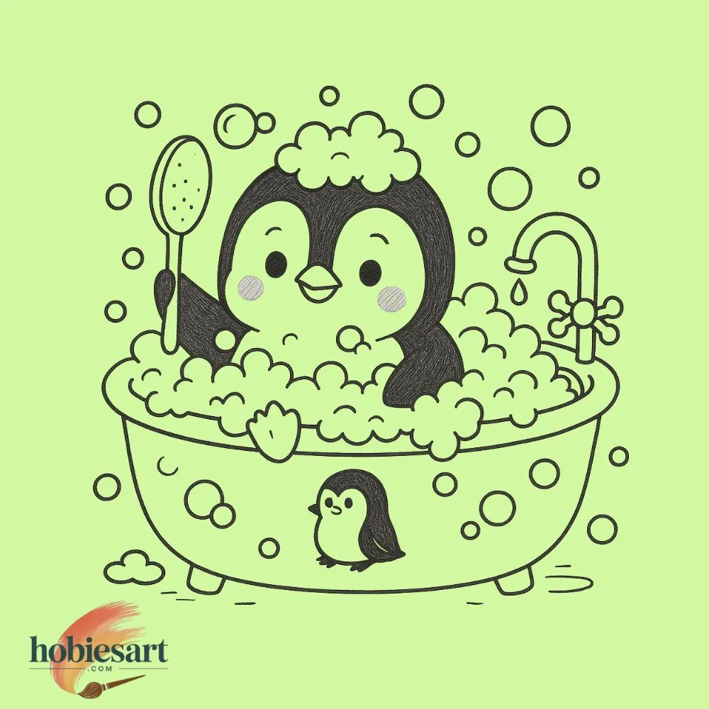 Penguin Bubble Bath