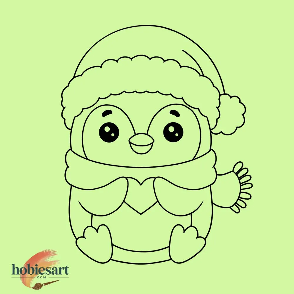 Penguin in Scarf